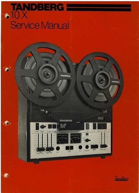 Tandberg 10 x reel to reel tape recorder service manual. - Alternativas para o desenvolvimento da indústria salineira cearense.