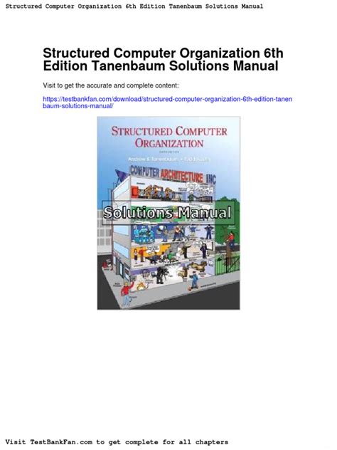 Tanenbaum structured computer organization solution manual. - Manuale di servizio per gruppo elettrogeno cat 3412.