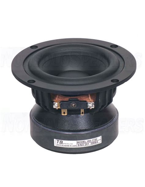 4″ Woofer, 55 Hz, 90 W, 86 dB, 4 Ω ... Similar woofers to Tang Band W4-1658SB. MONACOR SPP-110/8 8 .... 