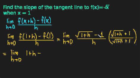 Tangent formula calculus.  To attain a better approximation of the slope at th...