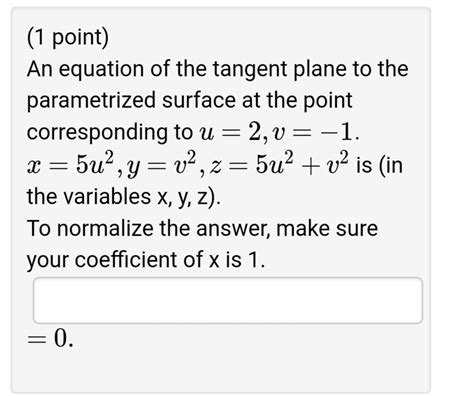 You have two options to write the equation of the tangent