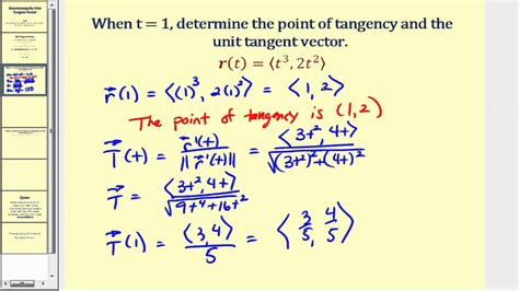 Tangent unit vector calculator. I need to move a point by vectors of fixed norm around a central circle. So to do this, I need to calculate the circle tangent vector to apply to my point. Here is a descriptive graph : So I know p1 coordinates, circle radius and center, and the vector norm d. I need to find p2 (= finding the vector v orientation). 