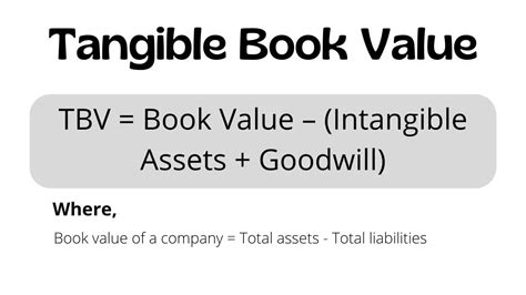 Tangible Book Value Formula and Calculation Financial