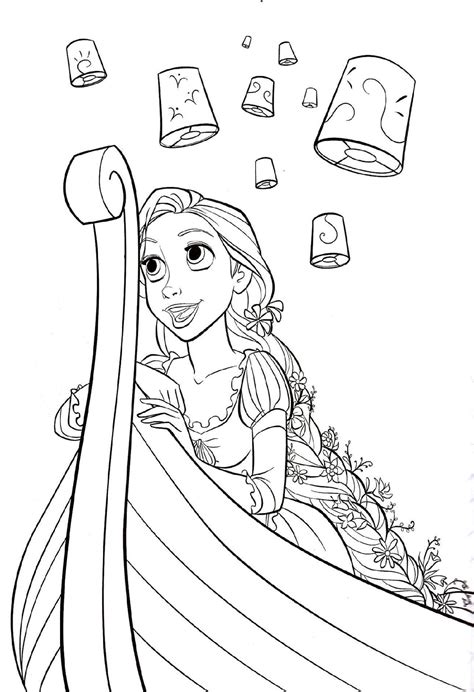 Tangled Coloring Pages Printable