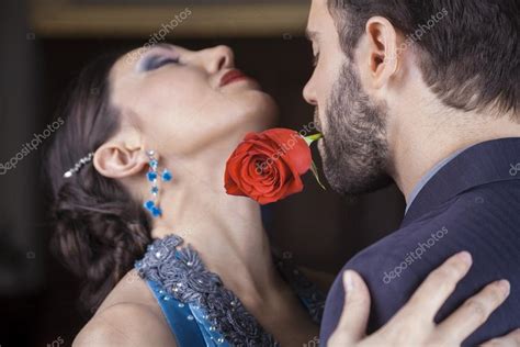 Tango rose in mouth
