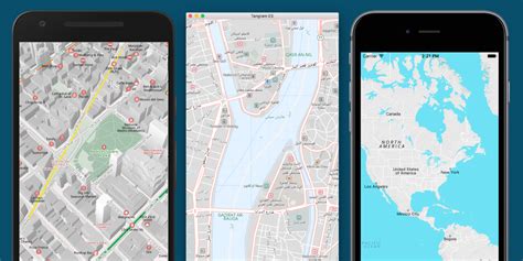 Tangram es.  It is a counterpart to Tangram that targets mobile and embedded devices.  ...