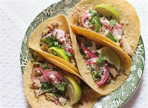 Tangy Slow-Cooker Pork Carnitas Tacos Recipe - Eat This Not That