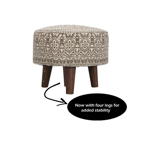 Tanissh Polished Printed Wooden Stool (16x16 Inches) - Amazon