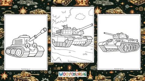 Tank Coloring Shee