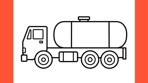 Tanker Drawing Easy