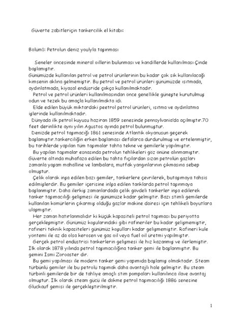 Tankercilik El Kitabi PDF Scribd.