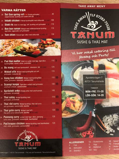 Tanum Sushi & Thai Mat - Restaurant Guru