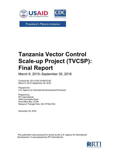 Tanzania - pdf.usaid.gov