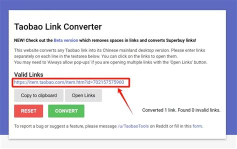 taobaotools.github.io taobao link converter convert mobile, app, and world taobao links to their chinese mainland and desktop counterparts. Semrush Rank: 1,033,442 Website Worth: $ 1,300 Categories: Internet Services, Information Technology. 