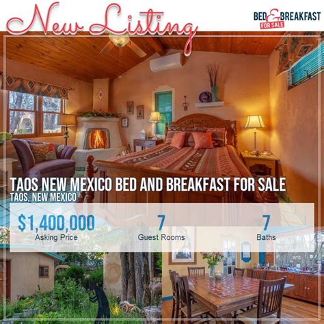 Taos New Mexico Bed and Breakfast for Sale