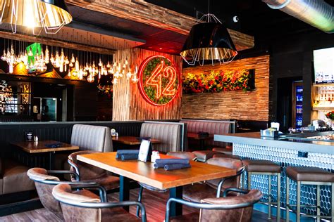 Tap 42 craft kitchen & bar - coral gables photos. 7. Bay 13 Brewery & Kitchen. Sometimes, the only way you want to quench your thirst is sprawled out on a lawn or nestled up with your crew on barstools. For that, there's Bay 13, a spacious ... 