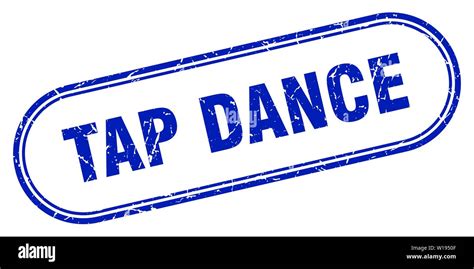 Tap dance stamp stock vector. Illustration of square 154002291