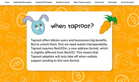 Taproot Adoption: Current Status and Future Outlook