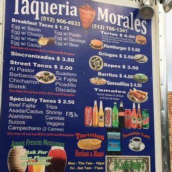 Taqueria morales. 1429 Jackson St, Philadelphia. (215) 645-9392. Menu Order Online Reserve. Take-Out/Delivery Options. no-contact delivery. take-out. Customers' Favorites. Birria Tacos. Al Pastor. Taqueria Morales Reviews. 4.6 - 149 reviews. Write a review. January 2024. 