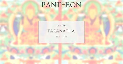 Taranatha biography of christopher