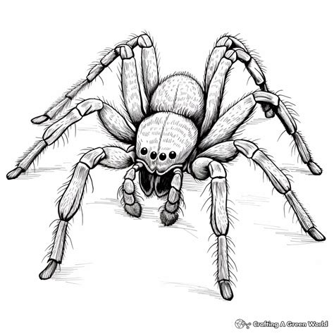 Tarantula Coloring Page