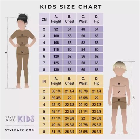 Target Childrens Size Chart