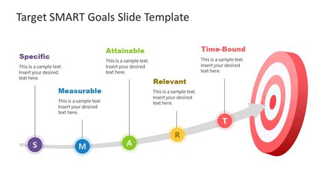 Target SMART Goals PowerPoint Template SlideModel