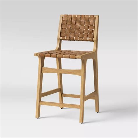 Shop Parksley Rattan and Woven Counter Height Barstool 