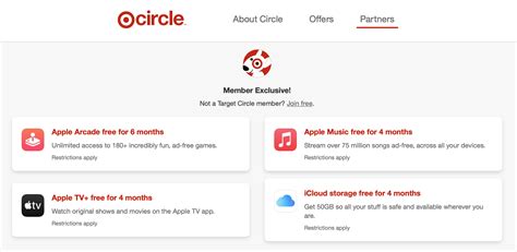 Target free apple music. Target Circle members can get up to four months of Apple Music, Apple TV+, Apple Arcade, and iCloud storage for free. The offer is valid until June 17, 2022, but not for existing Apple users. 