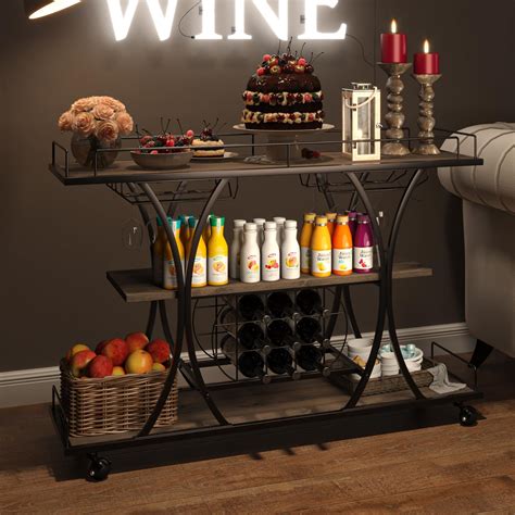 Target mini bar cart.  Perfect for serving drinks, wine, and more.  Shop rustic and mode...