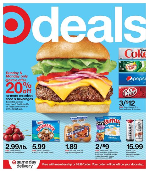 Featuring an easy-to-navigate online ad and vivid pictures, you can preview this week's sales and catch a glimpse of the next week's offers. Don't miss out on these fantastic deals - visit target.com today to explore the latest ad and locate a Target store near you!. 