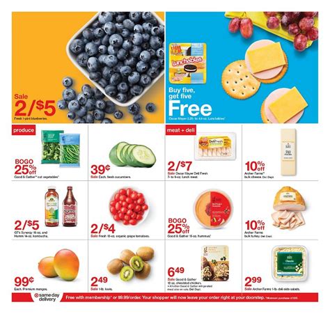 Target weekly grocery ad. Shop Target's weekly sales & deals from the Target Weekly Ad for men's, women's, kid's and baby clothing & apparel, toys, furniture, home goods & more. Go to target.com, opens in a new window reset go 
