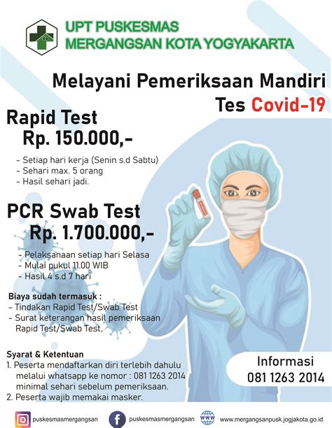 Tarif tes swab covid