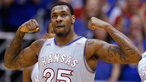 My very first scrimmage at Kansas, I got dunked on so hard by Tarik Black that I almost quit. Tarik dunked on me so hard that I was looking at plane tickets home. This guy was a senior.. 