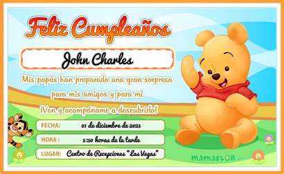 Tarjeta de Cumpleaños de Winnie the Pooh – listo para imprimir …