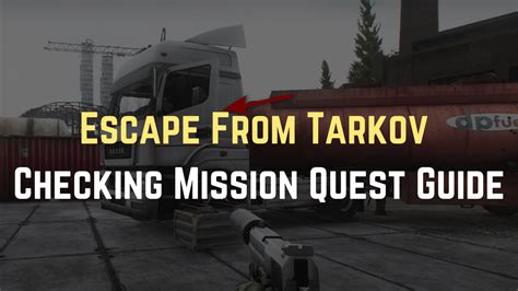 Tarkov checking. I've linked a map of customs below if you are struggling:https://mapgenie.io/tarkov/maps/customsThis is a short guide on how to complete Prapor's task: Check... 
