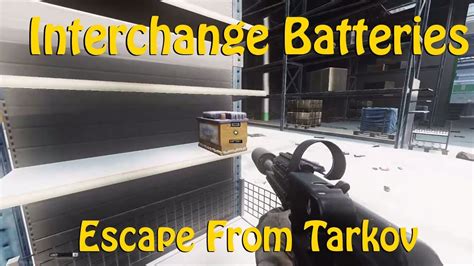 Tarkov rec battery. I’m on the moonshine train. I’ve gotten literally 8 from the scav case. Got it once with a 95k as well. Lighthouse next to the helicopter in the water treatment plant. There's a stack of green crates and a pallet on the West side of the helicopter. I've seen the tank battery on that pallet a few times. Super rare but it can be there. 