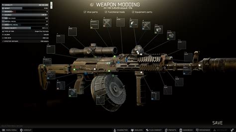 Tarkov wik. The Kalashnikov PKM 7.62x54R machine gun (PKM) is a light machine gun in Escape from Tarkov. PKM (Pulemyot Kalashnikova Modernizirovanny - "Kalashnikov's Machine Gun Modernized") is a modernized version of Kalashnikov PK machine gun, operating with 7.62x54R ammunition. The PKM proved to be a powerful, simple, reliable and effective weapon. It was in demand for many decades, starting from the ... 