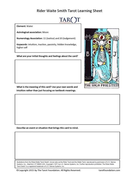 Tarot Foundation Free Tarot Learning Resources Tarot learning
