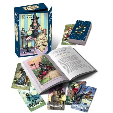 Tarot Histoires de Sorcières: Coffret comprenant un tarot de 78 cartes, un livre explicatif en couleurs de 218 pages et une boîte cloche