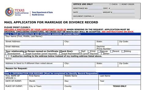 Tarrant county clerk recording.  Marriage Information Form Military Discharge R...