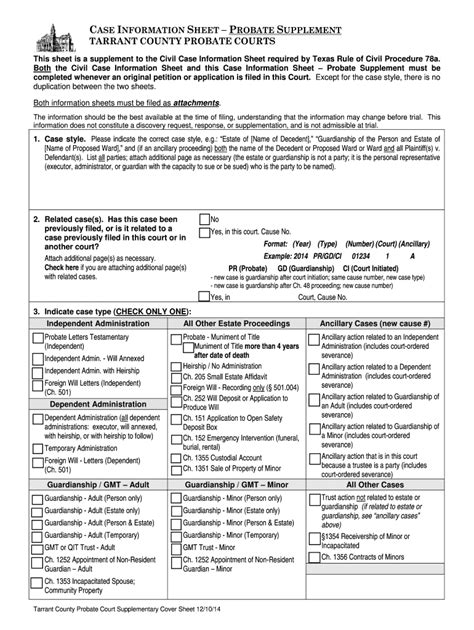 Tarrant county probate forms.  - 4:30 p.  This research guide includes information and reso...