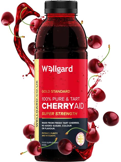 Tart Cherry Juice, Wellgard CherryAid 100% Concentrated ... - Amazon