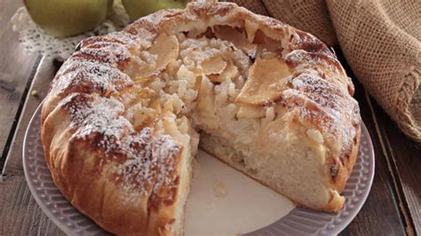 Tarte au riz au lait et aux pommes irrésistible