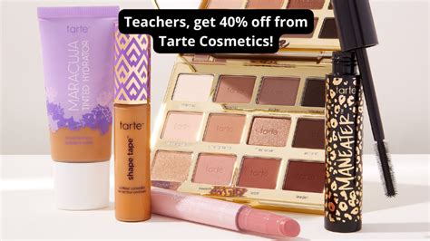 Tarte teacher discount. A parent writing an email saying you changed their child's life & they can't thank you enough. That's why being a teacher is awesome. 