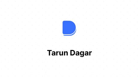 Tarun Dagar