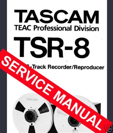 Tascam teac tsr 8 reel tape recorder service manual. - The simple guide to snorkeling fun second edition.