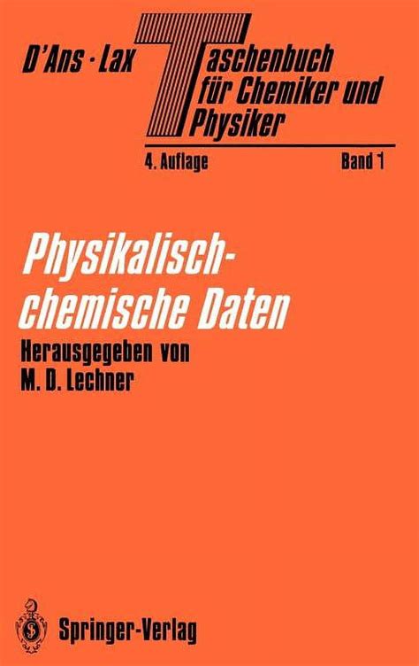 Taschenbuch für chemiker und physiker: band 1. - Mettre en place et exploiter un centre d'appels.