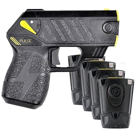 Taser pulse lowest price. The reason there is no lasting damage or ill effects is because like stun guns, the TASER® works off high voltage and low amperage, providing a stunning effect but not harming the host. The C2 has a 30 cycle and the M26C, X26C and X2 models have 10 seconds, respectively. 