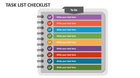 Task List Checklist PowerPoint Presentation Slides PPT Template